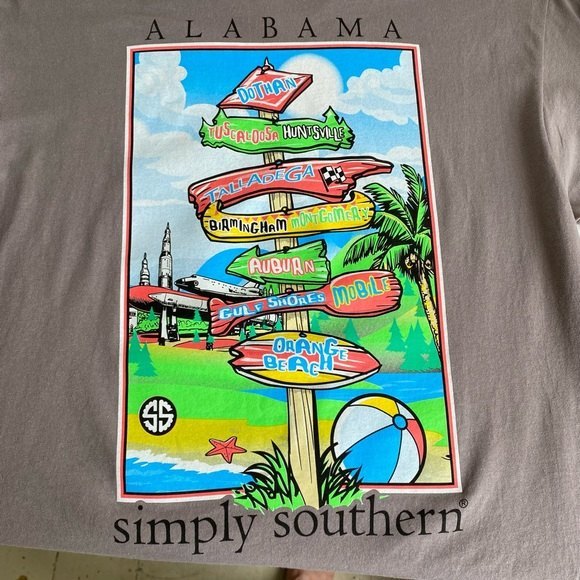 Simply Southern Alabama Long Sleeve Graphic Tee - Picture 15 of 16